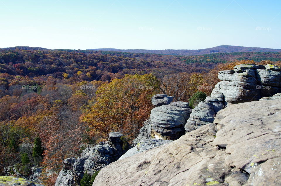 Sandstone rocks in Garden of the Gods