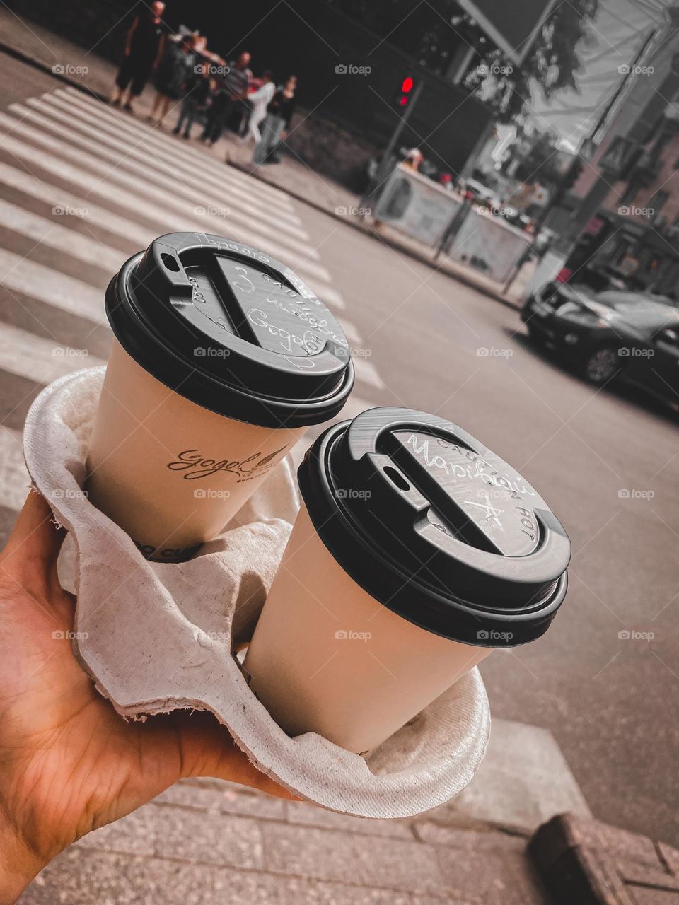 Join first mission. Cups of coffee