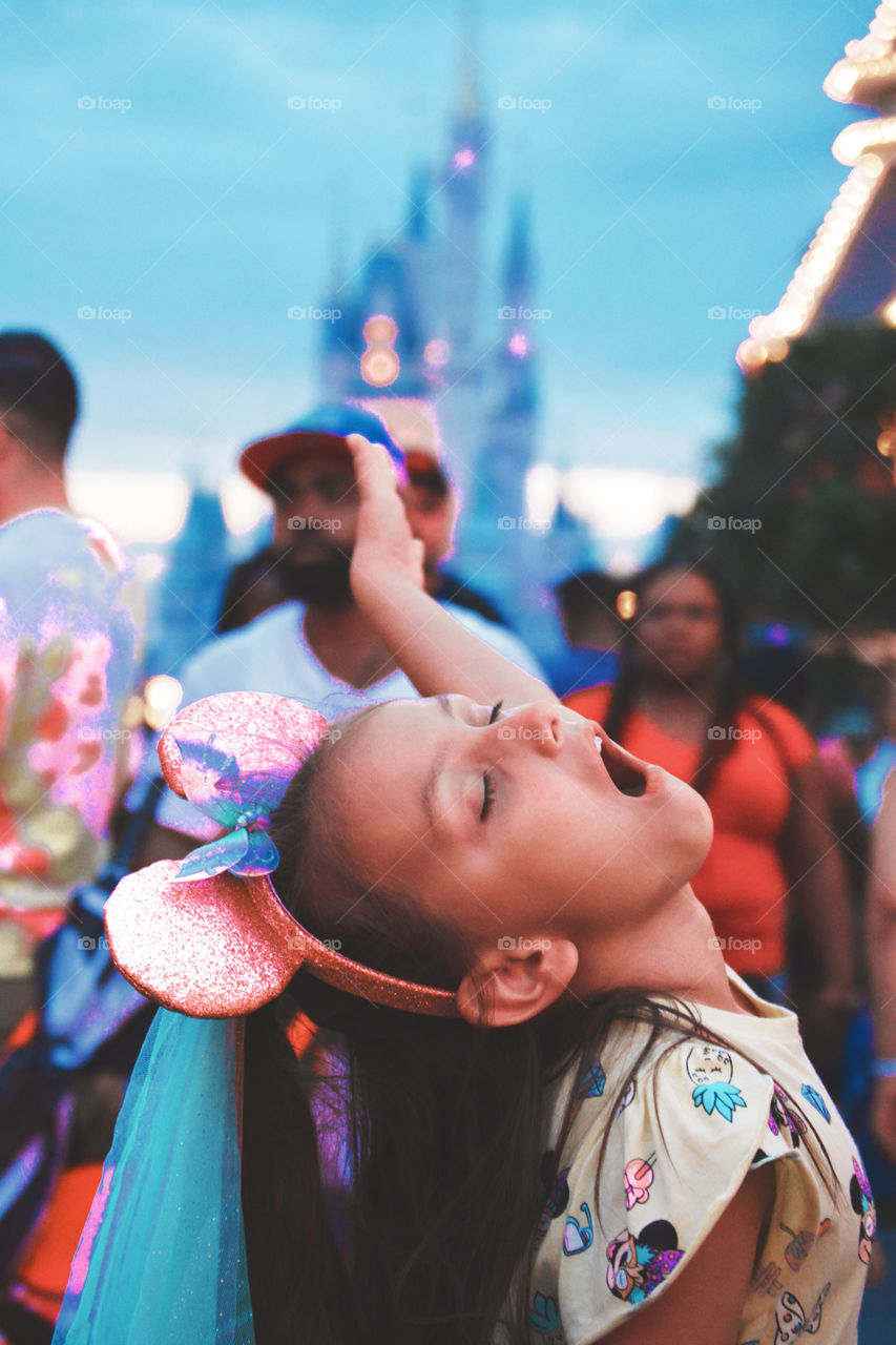 Child at Disney's Magic Kingdom