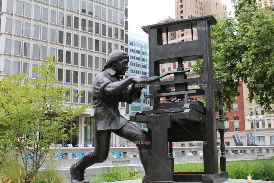 Monument in Philadelphia 