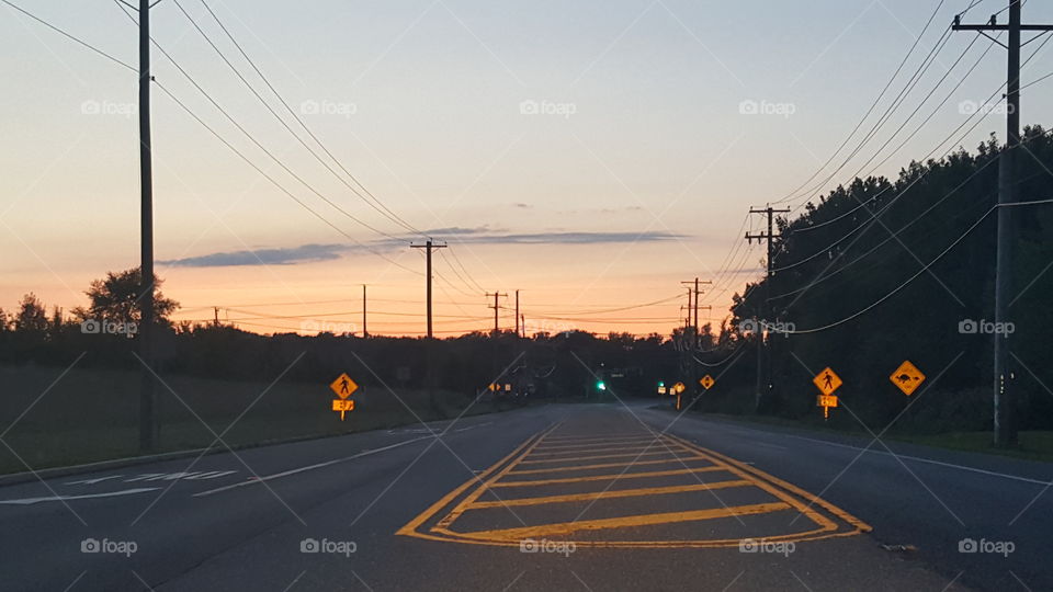sunset road