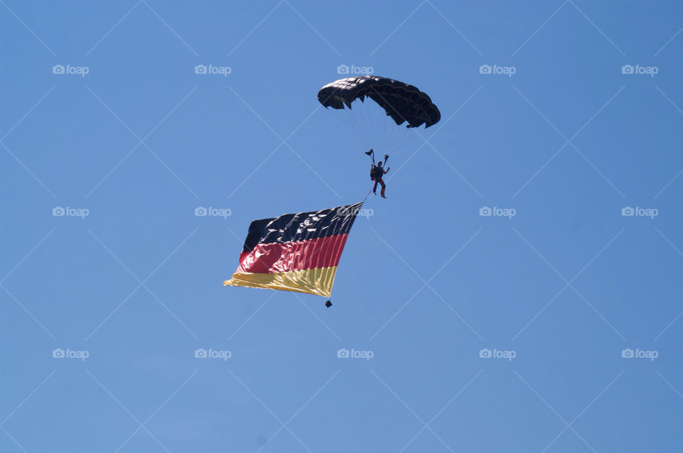 flag german sylt parachute by seeker