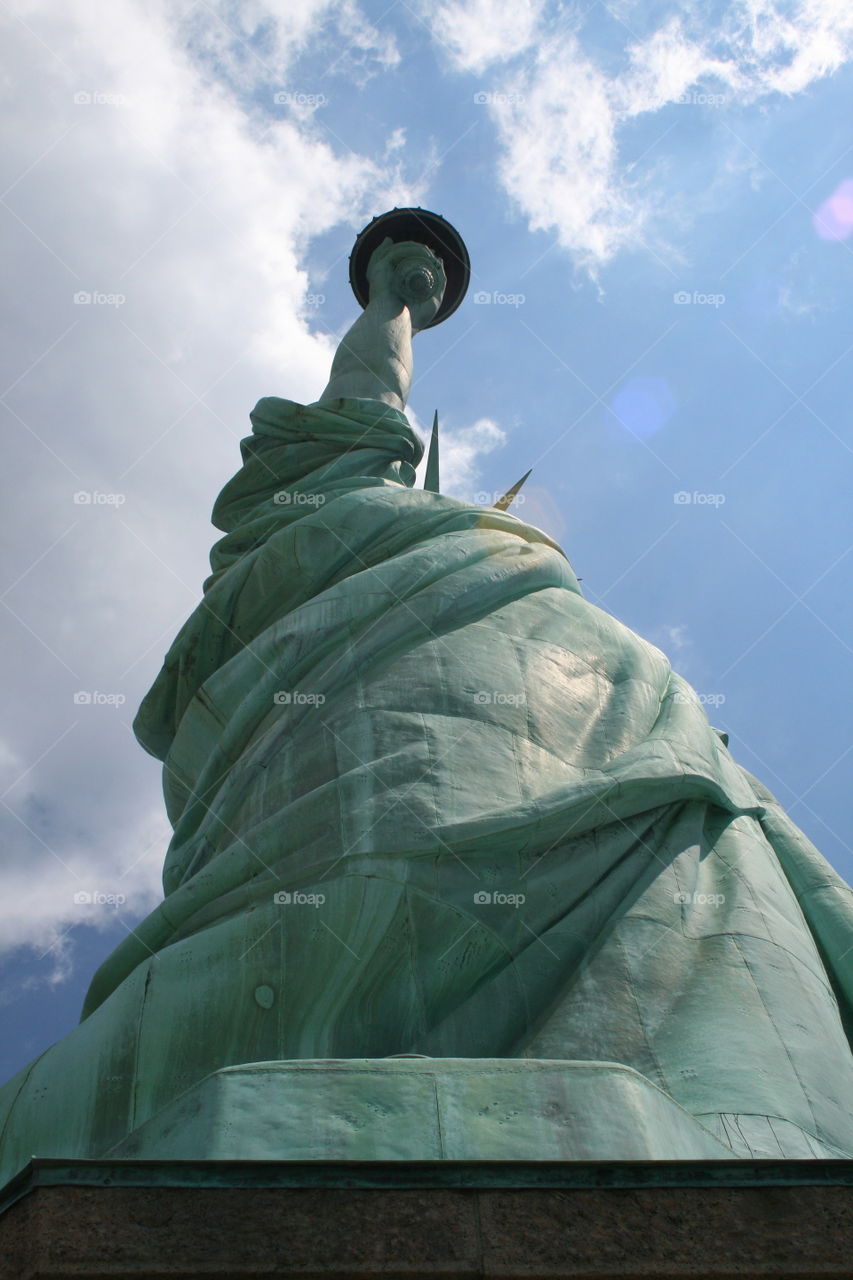 Into the Sky. Statue of Liberty 