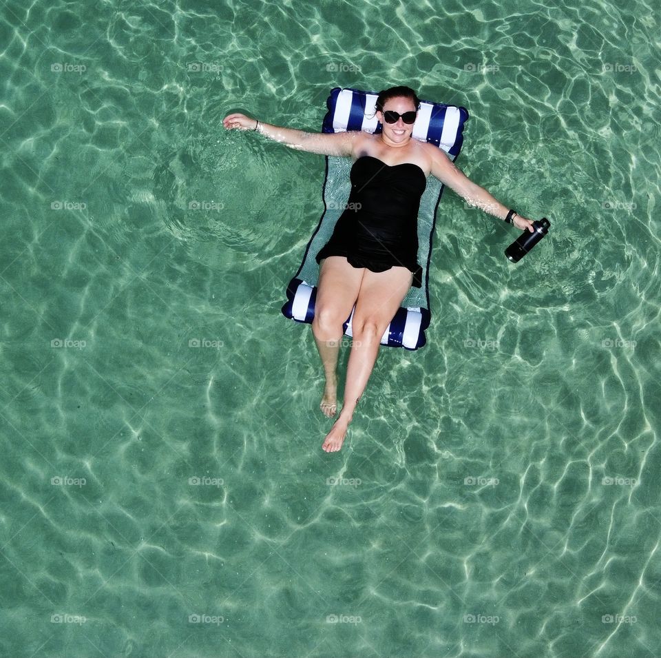 Relaxing in the water 