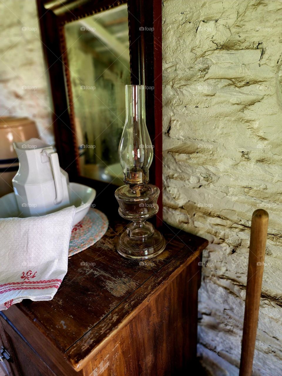 1700's Old night stand