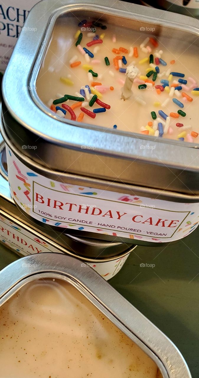 birthday cake candle