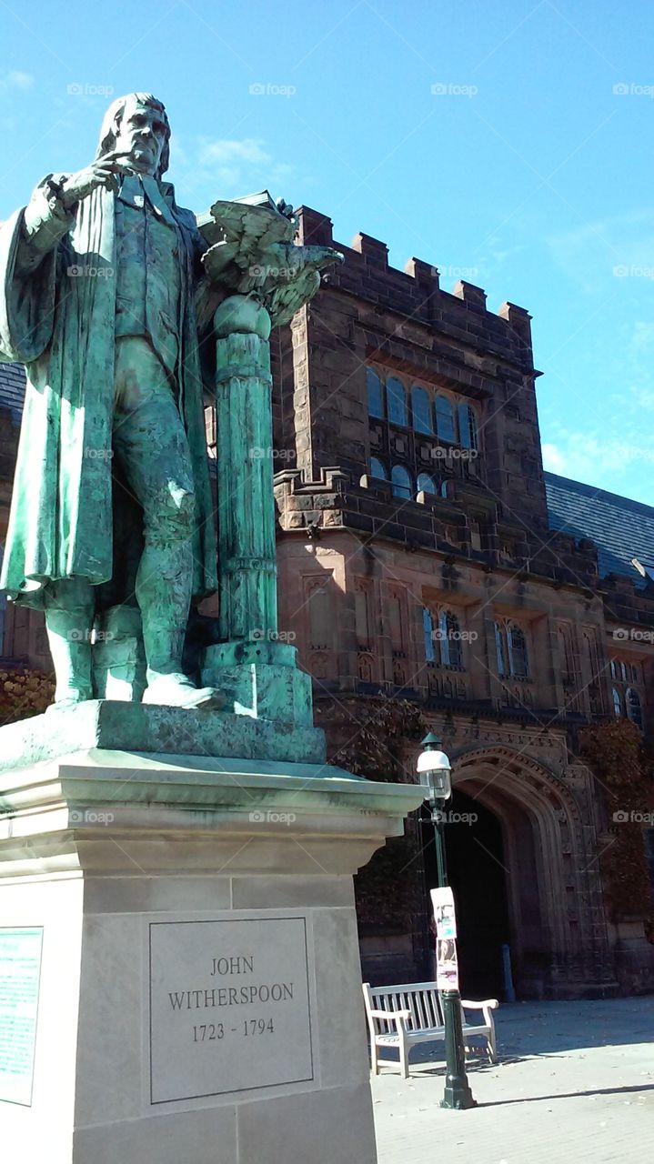 Princeton 7 - Statue in the Courtyard