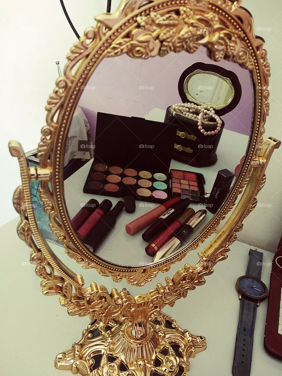 fashion mirror #makeup