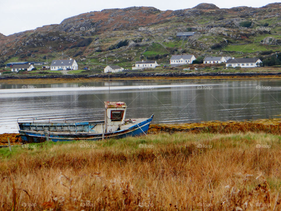 blue grass water boat by kshapley