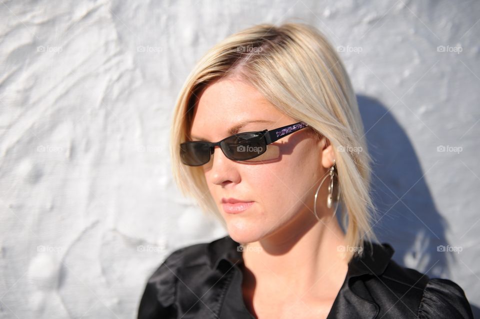 Cute girl in sunglasses