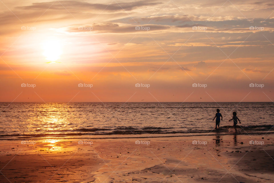 Kids on the beach