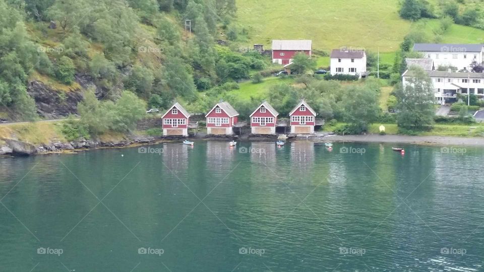 Norway boat houses