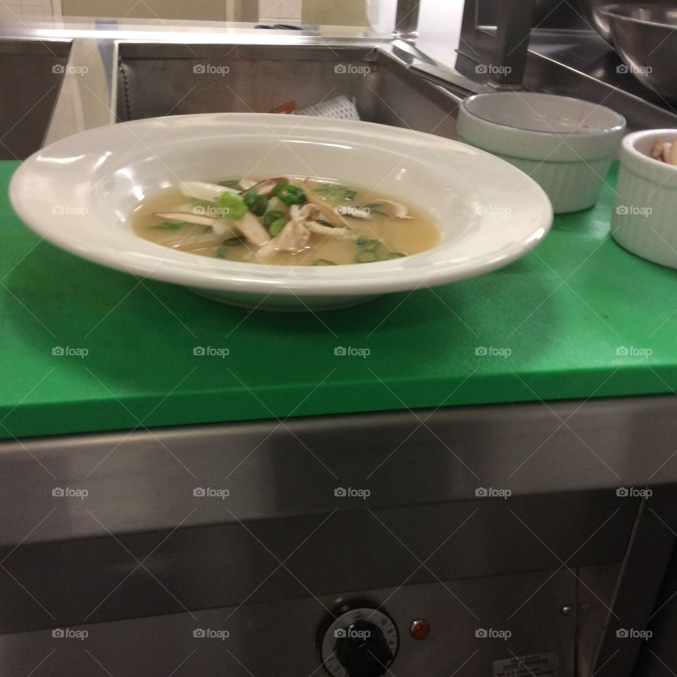 Miso soup that I made when I was in college for culinary management 