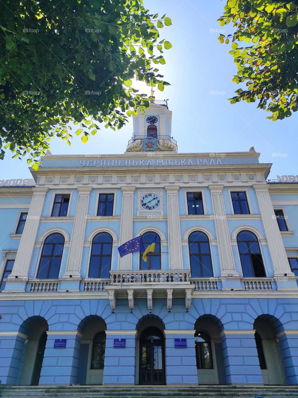 Chernivtsi Town Hall is an architectural monument of national importance