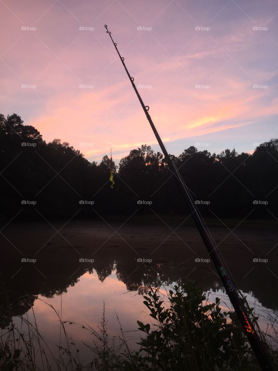 Sunset fishing