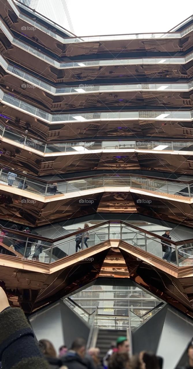 The vessel in Hudson Yards, NYC