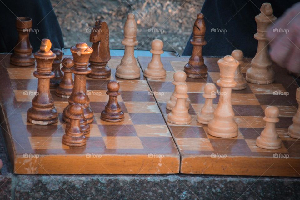 A game of chess at dawn