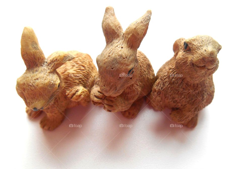 decorative rabbits souvenirs symbol New Year