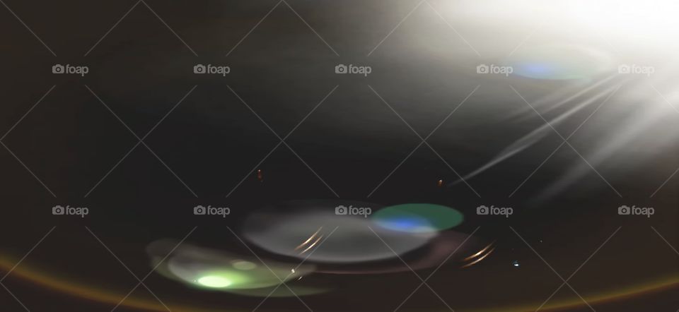 Shadow reflections in the dark