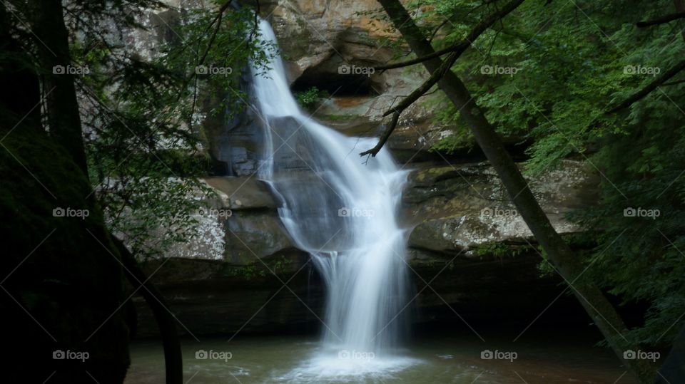Cedar falls waterfalls in Ohio America