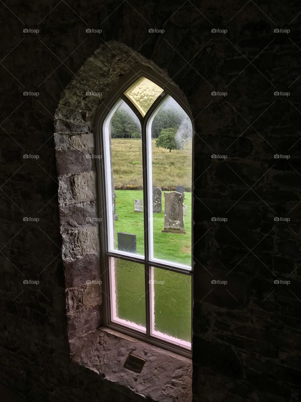 Scottish church window 