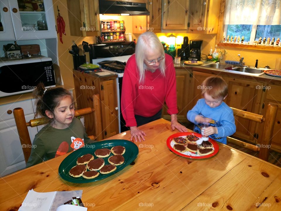 cookies with the grandkids