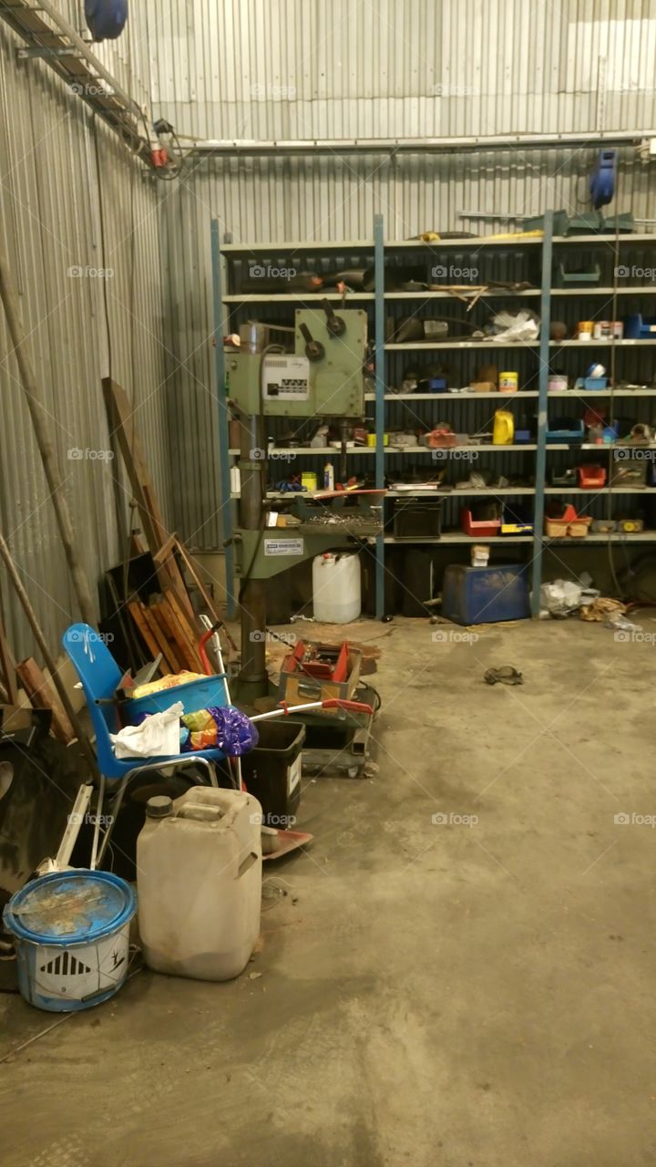 Messy workshop
