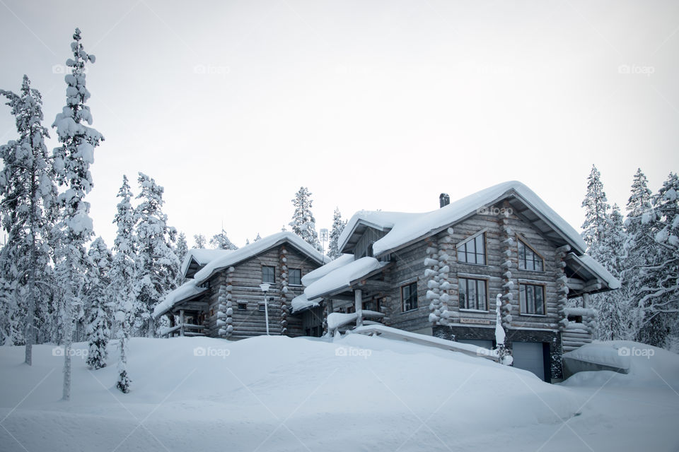 winter in Finnish Lapland