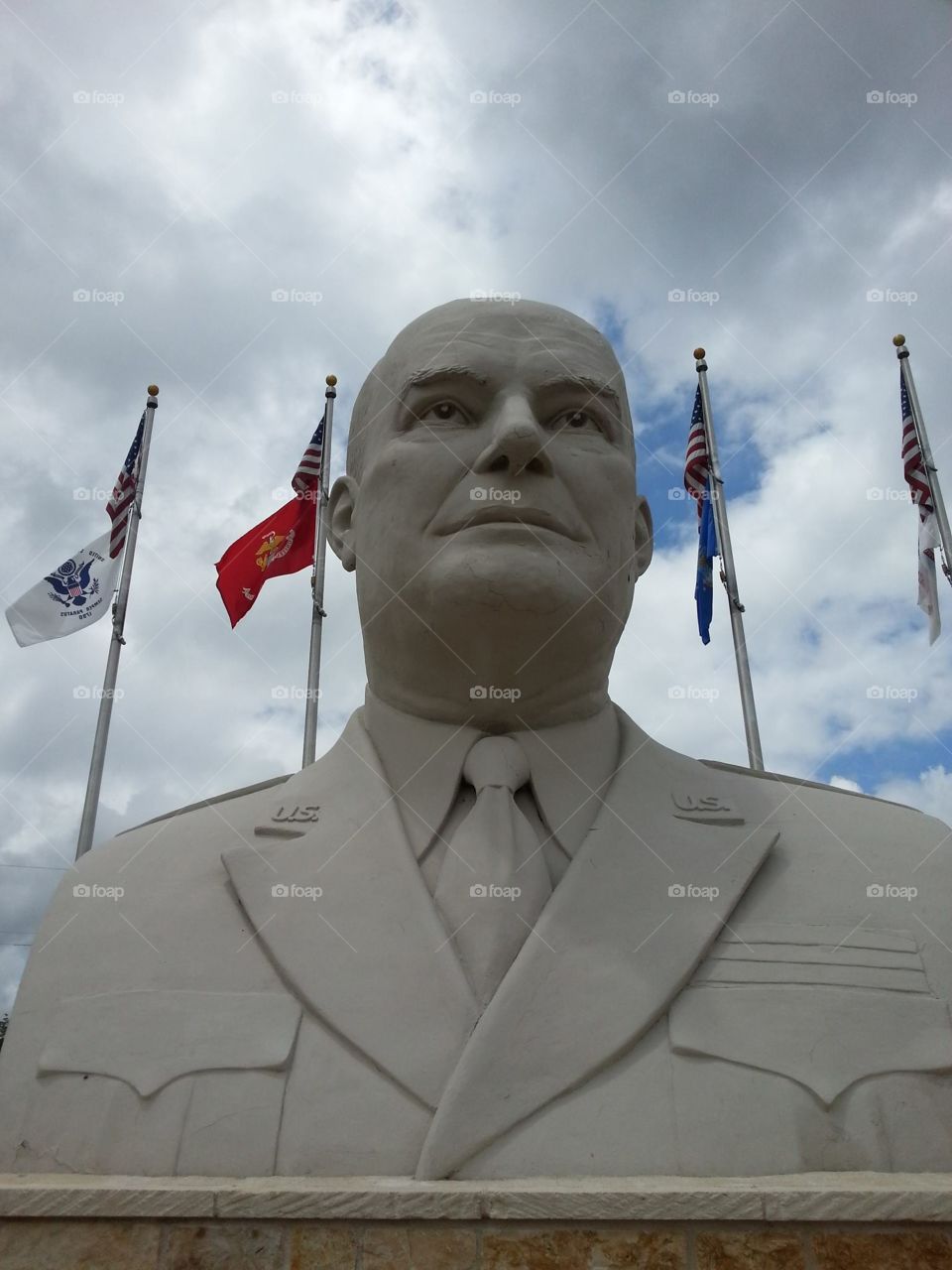 Dwight D Eisenhower statue in Texas