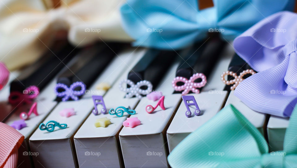 kawaii ribbon piano music