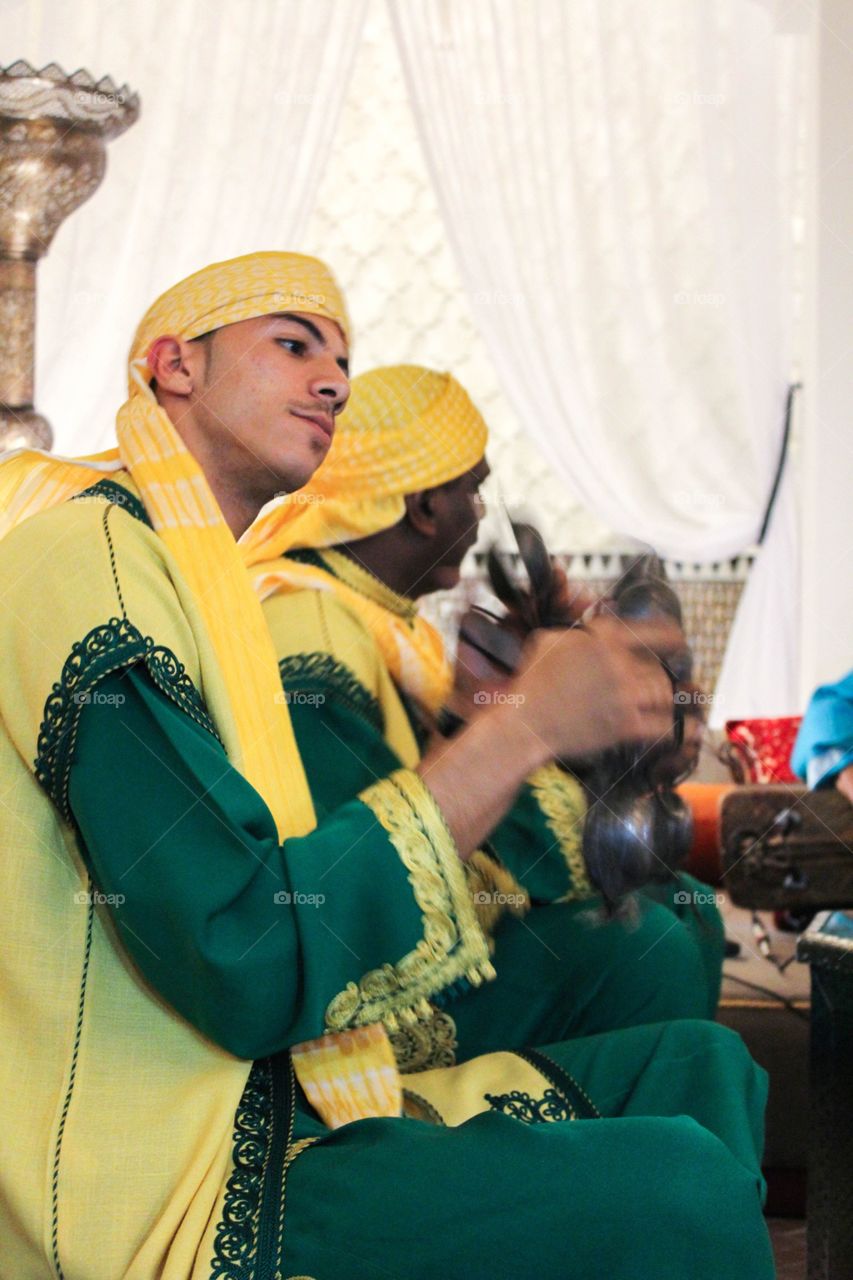 Moroccan music "gnaoua"