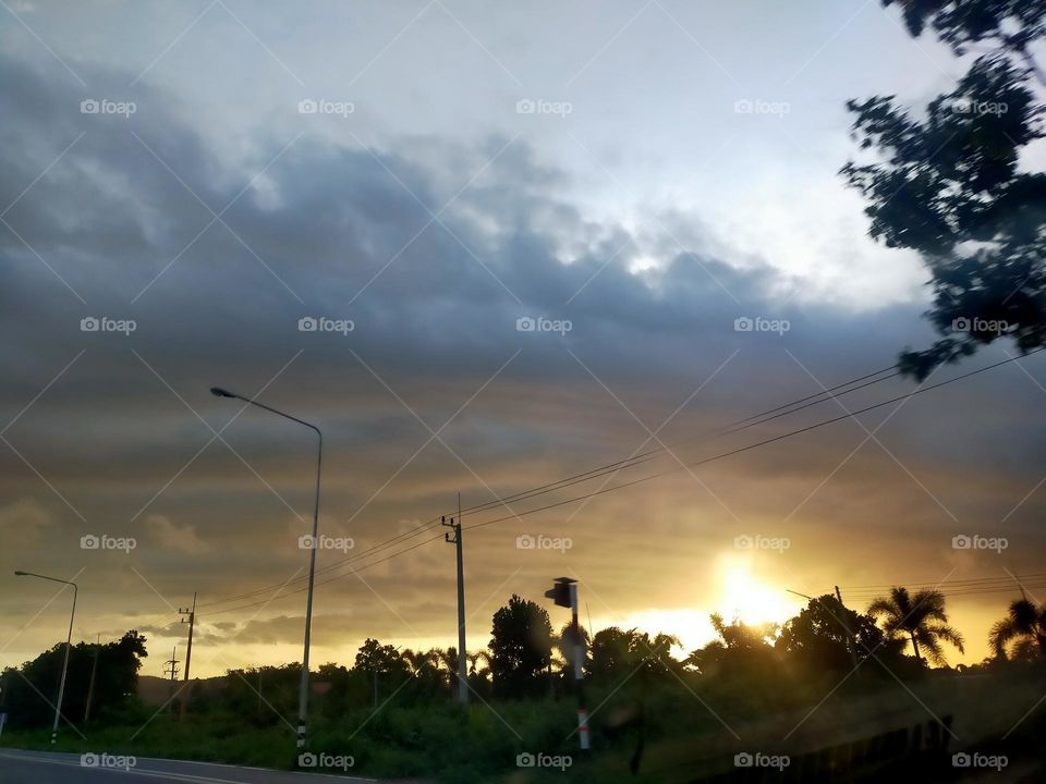 Natural scenery in different places