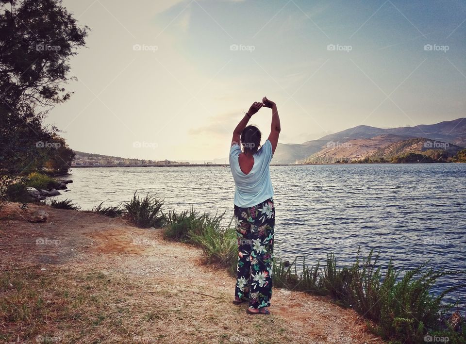 Relax during the sunset!