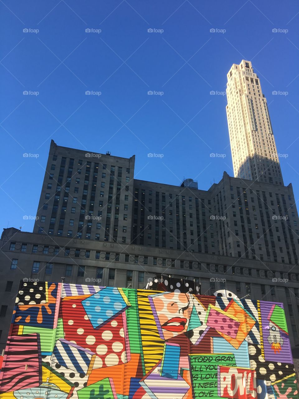 Downtown NYC murals in Summer