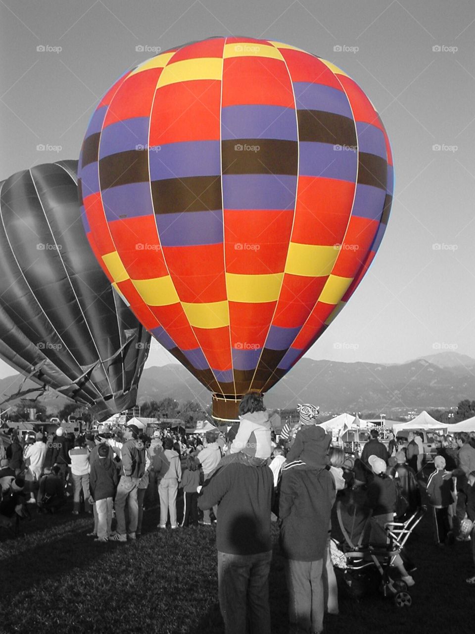 Colorized Balloon Festival