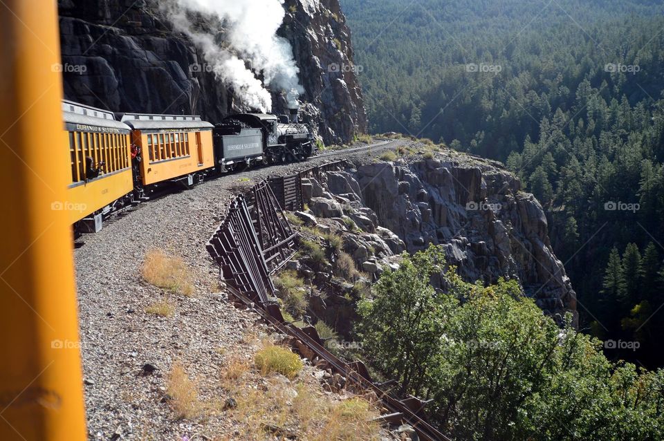The Durango & Silverton Narrow Gauge Railroad line was built in 1881 and 1882. 