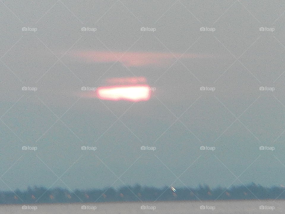 Landscape, Airplane, Aircraft, Sky, Smoke