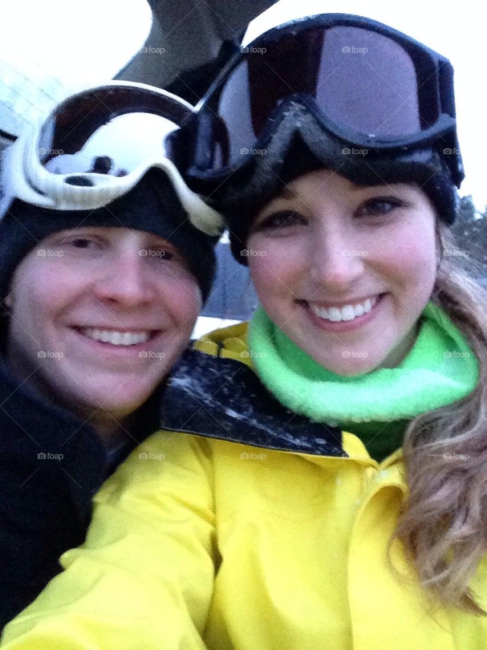 First time snowboarding