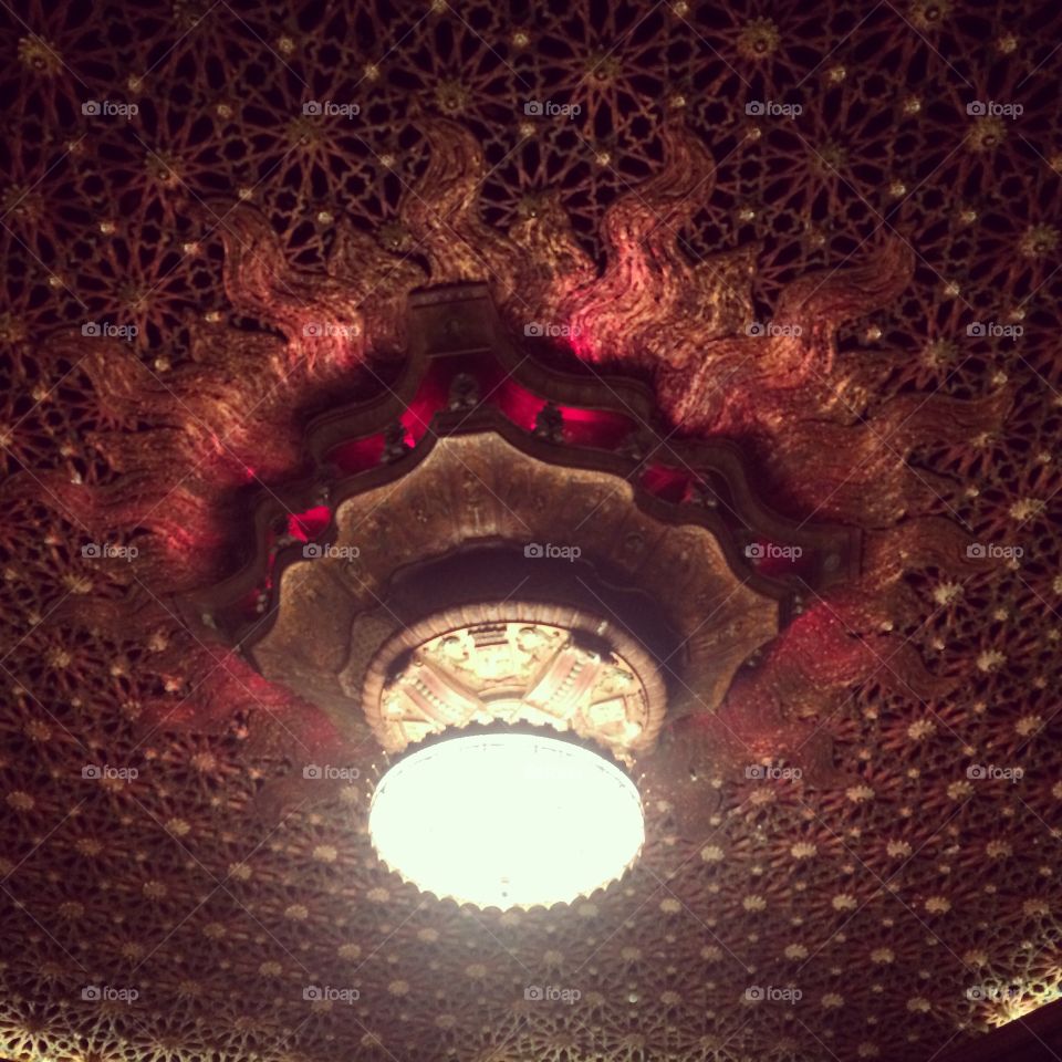 Ceiling of the Orpheum theatre in San Francisco 