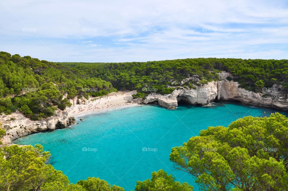 Menorca island view 