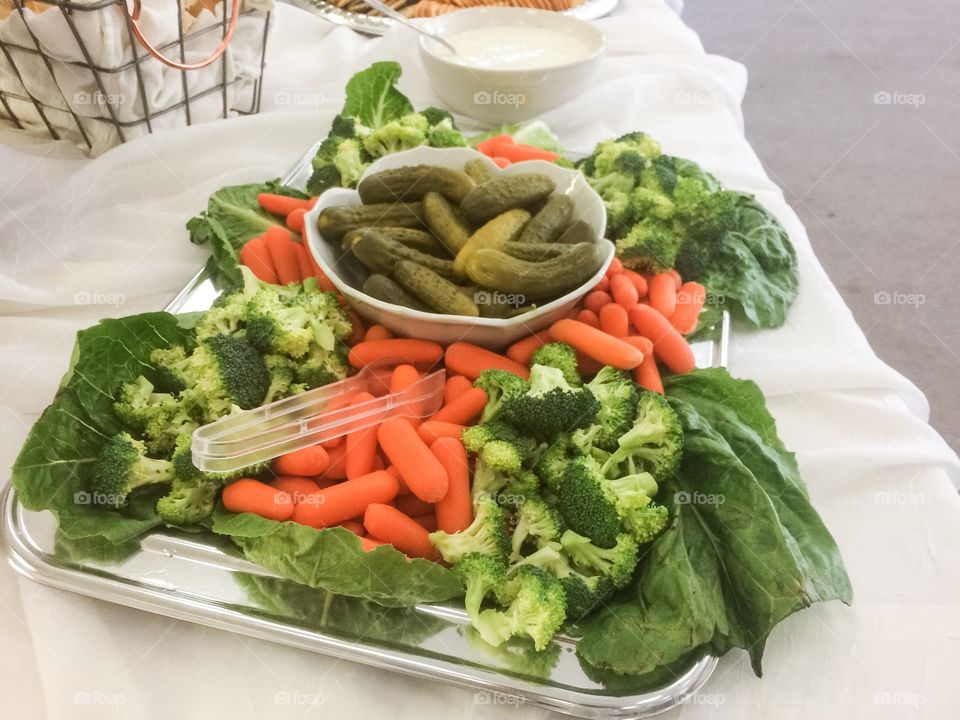 Vegetables tray
