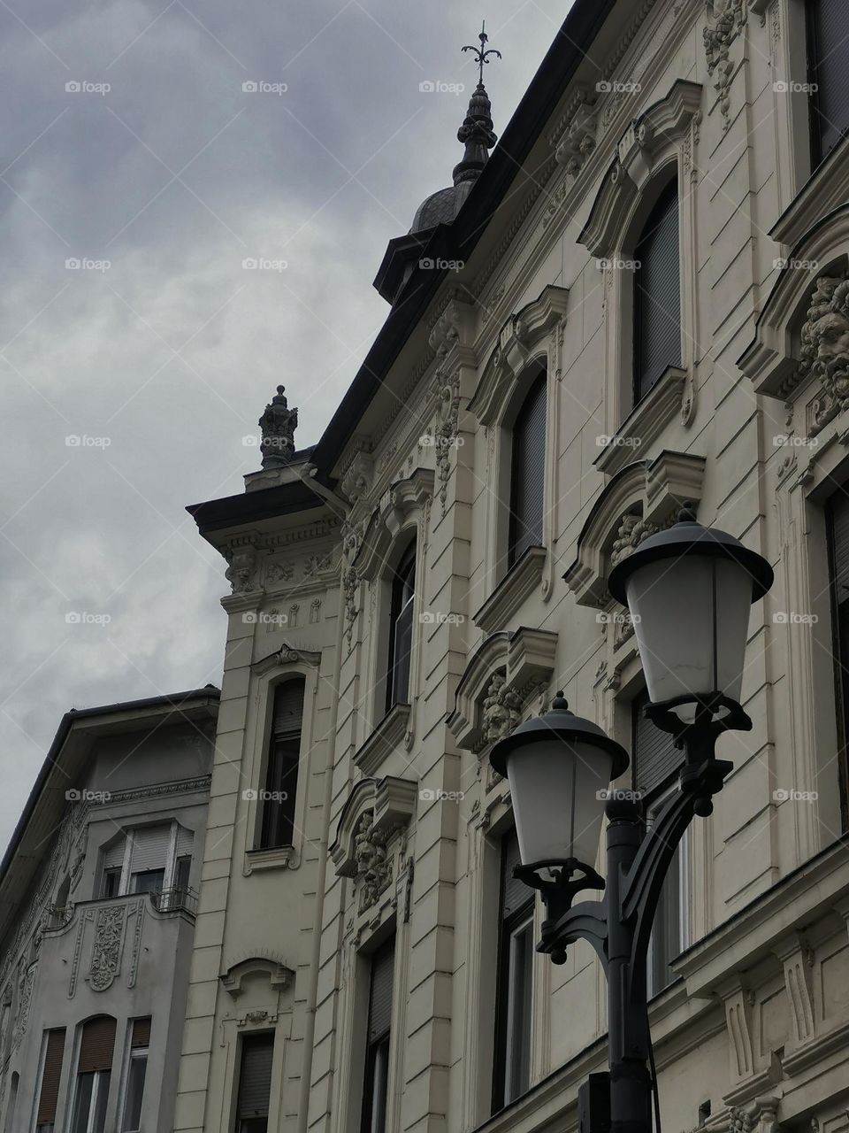 Building detail in the city centre