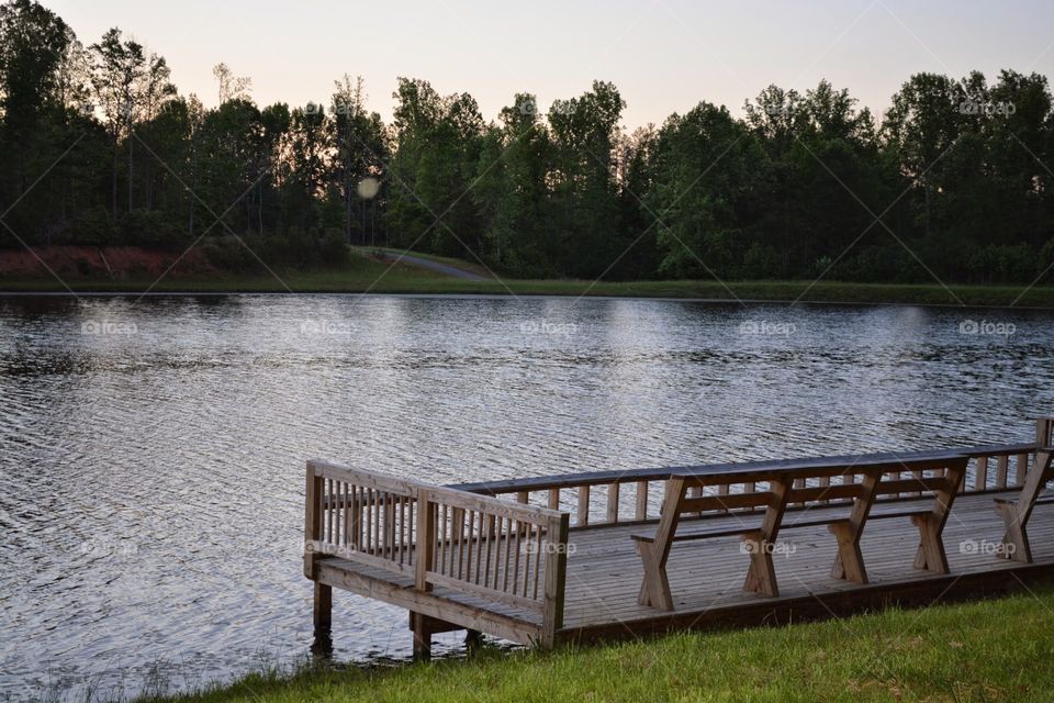 Lake at Small Country