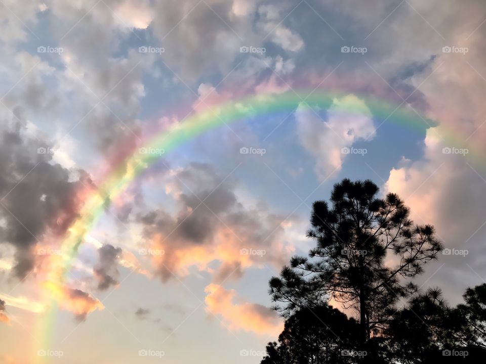 Rainbow after the rain.