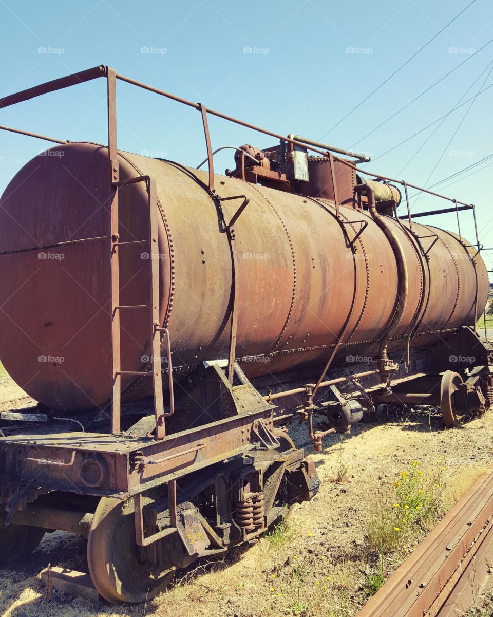 Abandoned Railroad Tanker