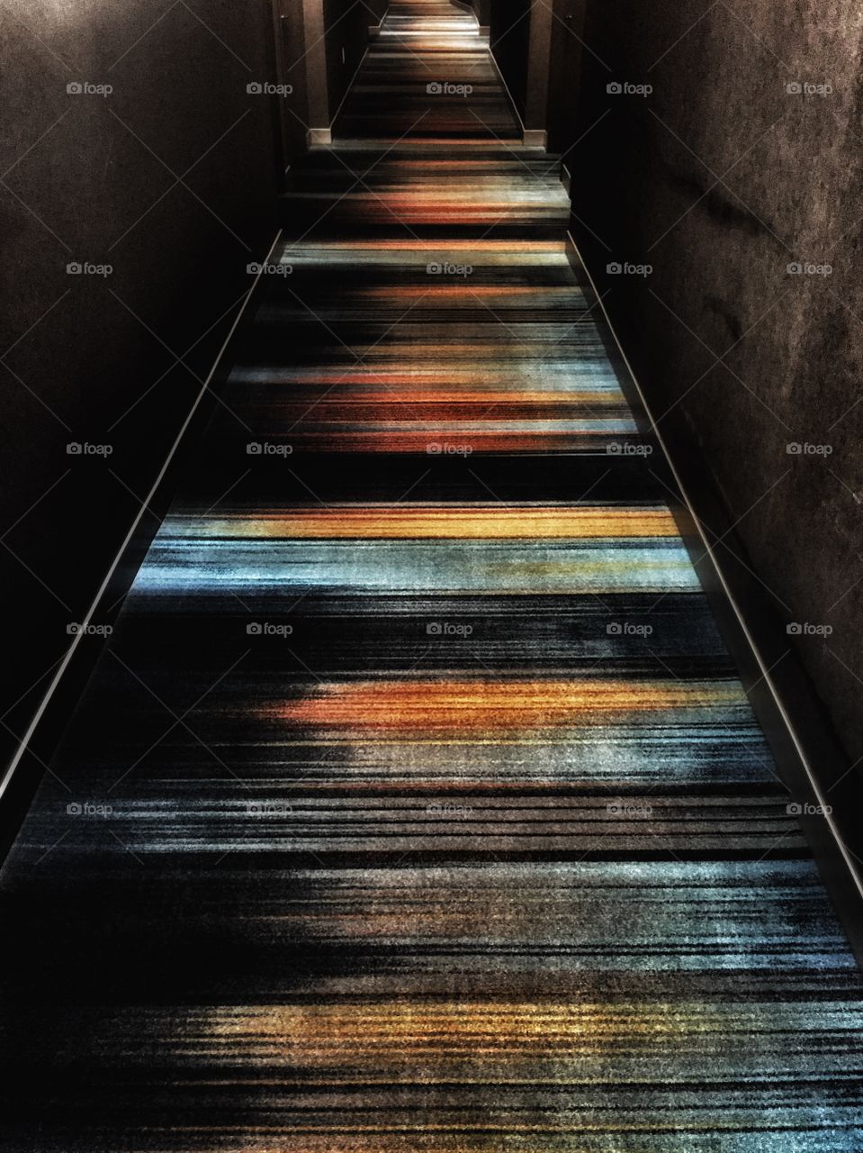 Hotel carpet corridor 