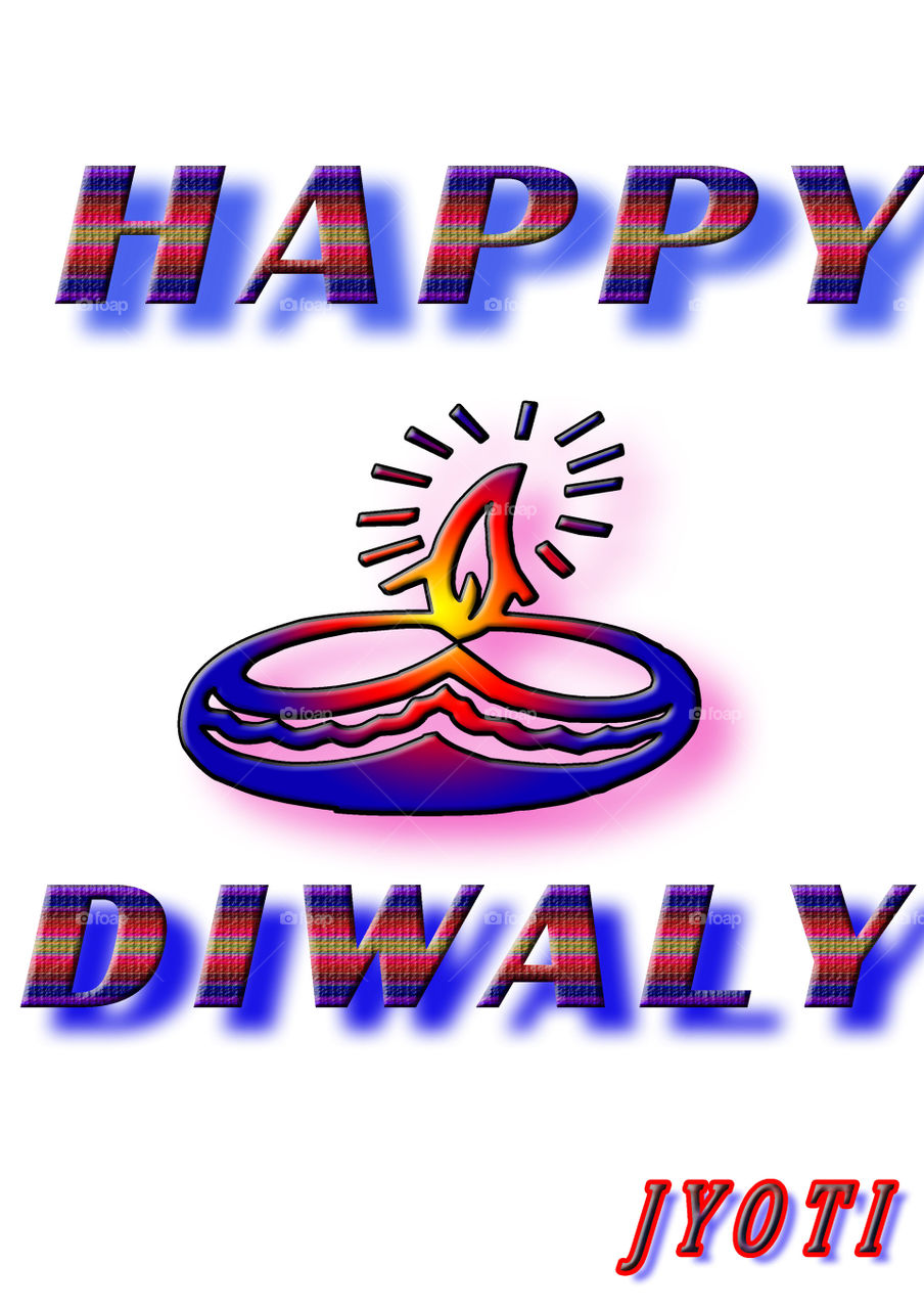 Photoshop Diwali image.