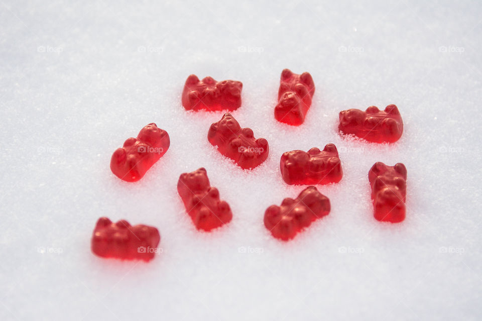 Red jelly bears