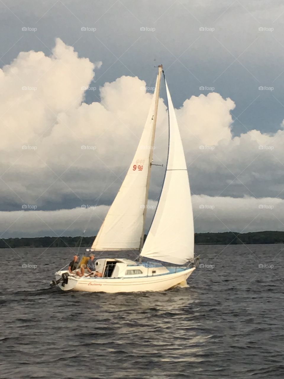 Sailboat, Watercraft, No Person, Water, Sail