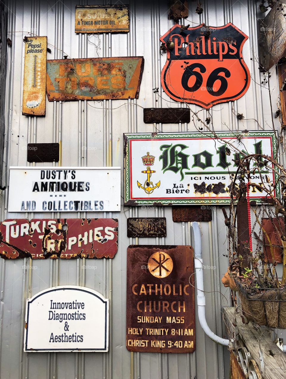 Antique signs